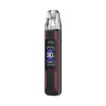 OXVA XLIM Pro 3 Pod Kit με ρυθμίσεις ισχύος, 1500mAh και 2ml pod σε δερμάτινα και καρμπόν φινιρίσματα - χρώμα Race Red