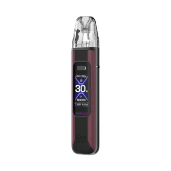 OXVA XLIM Pro 3 Pod Kit με ρυθμίσεις ισχύος, 1500mAh και 2ml pod σε δερμάτινα και καρμπόν φινιρίσματα - χρώμα Race Red