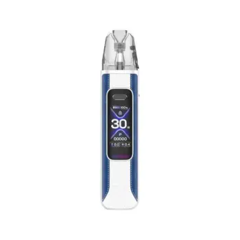 OXVA XLIM Pro 3 Pod Kit με ρυθμίσεις ισχύος, 1500mAh και 2ml pod σε δερμάτινα και καρμπόν φινιρίσματα - χρώμα Sky Blue