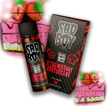 Φωτογραφία του προϊόντος Sadboy 20/60ml Strawberry Cheesecake.