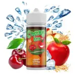 Φιάλη Crazy Ice Apple Cherry flavor shot 120ml με γεύση μήλο, κεράσι, παγωμένη και δροσιστική παγωμένη νότα
