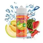 Φιάλη Crazy Ice Melon Watermelon flavor shot 120ml με γεύση πεπόνι, καρπούζι, παγωμένη και δροσιστική παγωμένη νότα