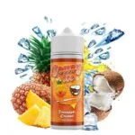 Φιάλη Crazy Ice Pineapple Coconut flavor shot 120ml με γεύση ανανάς, καρύδα, παγωμένη και δροσιστική παγωμένη νότα
