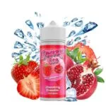 Φιάλη Crazy Ice Strawberry Grenadine flavor shot 120ml με γεύση φράουλα, γκρεναντίν, παγωμένη και δροσιστική παγωμένη νότα
