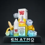 Showcase του Yeti Summit Banana Ice 10ml με το logo του Εν Ατμώ.