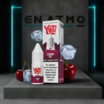 Showcase του Yeti Summit Cherry Ice 10ml με το logo του Εν Ατμώ.