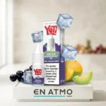 Showcase του Yeti Summit Honeydew Blackcurrant Ice 10ml με το logo του Εν Ατμώ.