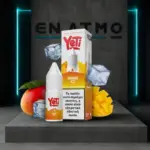 Showcase του Yeti Summit Mango Ice10ml με το logo του Εν Ατμώ.