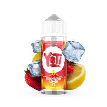 Φιάλη Yeti Summit Strawberry Lemon Ice flavor shot 120ml με γεύση φρέσκια φράουλα, λεμόνι και δροσιστικό πάγο