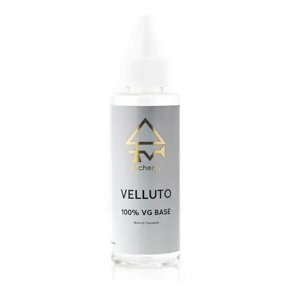 alchemy-velluto-vg-base-250ml Φωτογραφία της μηδενικής ατμιστικής βάσης Alchemy Velluto VG 250ml 0mg.