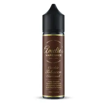 Φωτογραφία του προϊόντος Amelie's Vape Juice 10/60ml Cookie Tobacco Caramel.