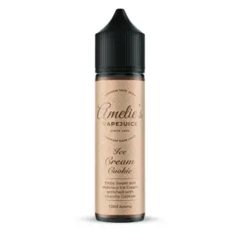 Φωτογραφία του προϊόντος Amelie's Vape Juice 10/60ml Ice Cream Cookie.
