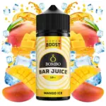 Οπτική απεικόνιση του μπουκαλιού 120ml Bombo Bar Juice Hyper Boost Mango Ice.