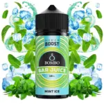 Οπτική απεικόνιση του μπουκαλιού 120ml Bombo Bar Juice Hyper Boost Mint Ice.