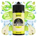 Οπτική απεικόνιση του μπουκαλιού 120ml Bombo Bar Juice Hyper Boost Pear Ice.