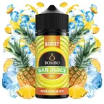 Οπτική απεικόνιση του μπουκαλιού 120ml Bombo Bar Juice Hyper Boost Pineapple Ice.