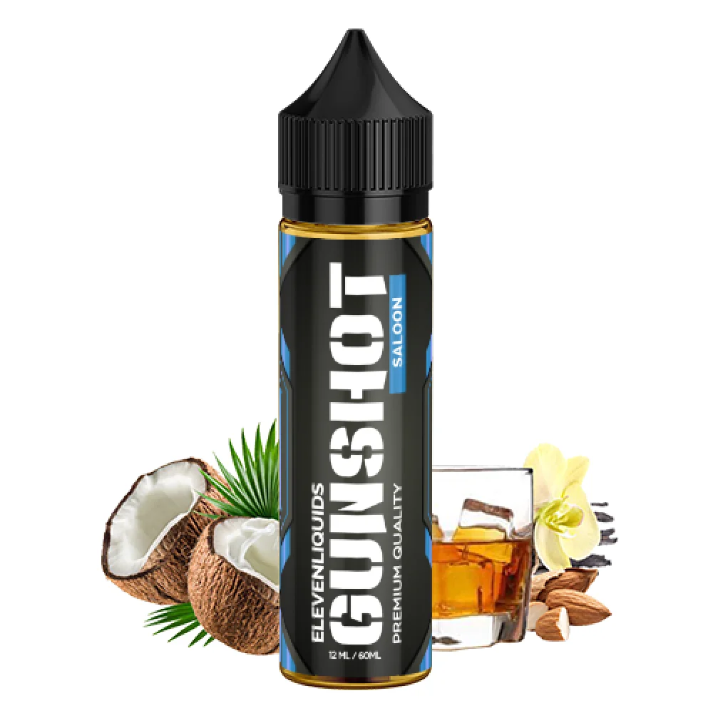 eleven-liquids-saloon-60ml Φωτογραφία του προϊόντος Eleven Liquids Gunshot 12/60ml Saloon.