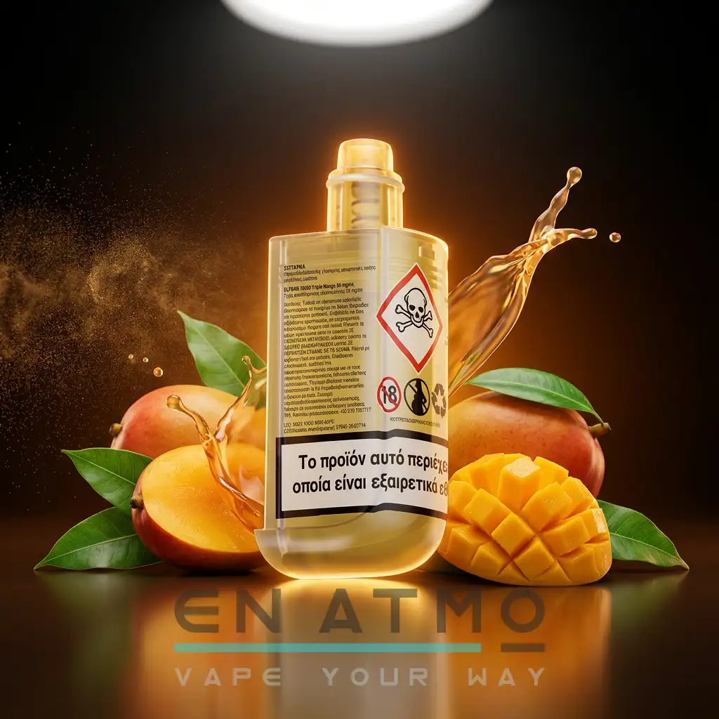 elfbar-eb10000-pod-triple-mango Φωτογραφία της ανταλλακτικής δεξαμενής Elfbar EB10000 με γεύση Triple Mango