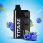 Μπλε σμέουρα και ηλεκτρονικό τσιγάρο Titan 10K