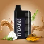Ηλεκτρονικό τσιγάρο Titan 10k με γεύση καπνού και κρέμας βανίλιας