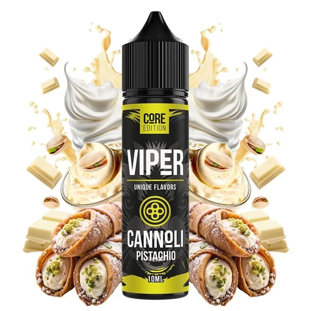 viper-cannoli-pistachio-core-edition-10ml60ml Φωτογραφία του προϊόντος Viper Core Edition 10ml/60ml Cannoli Pistachio.