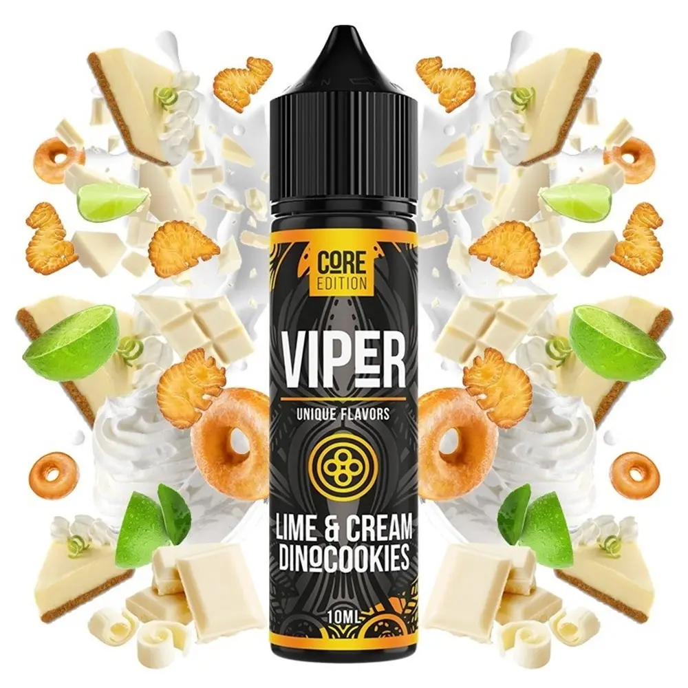 viper-golden-owl-lime-cream-dinocookies-core-edition-10ml60ml Φωτογραφία του προϊόντος Viper Core Edition 10ml/60ml Golden Owl Lime & Cream Dinocookies.