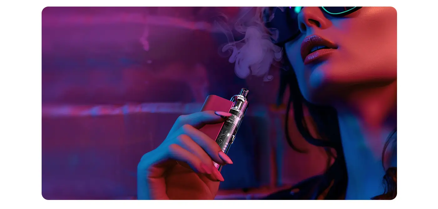 Aspire Cyber GT Pod 2ml 2400mAh 2 Φωτογραφία του προϊόντος Aspire Cyber GT Pod 2ml 2400mAh εν ώρα λειτουργίας.