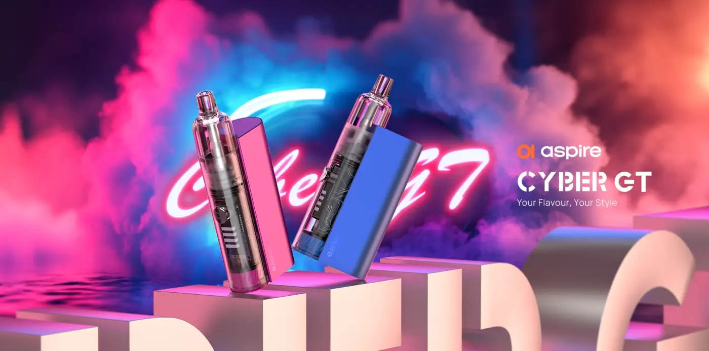 Aspire Cyber GT Pod 2ml 2400mAh 1 Φωτογραφία του προϊόντος Aspire Cyber GT Pod 2ml 2400mAh Blue και Pink.