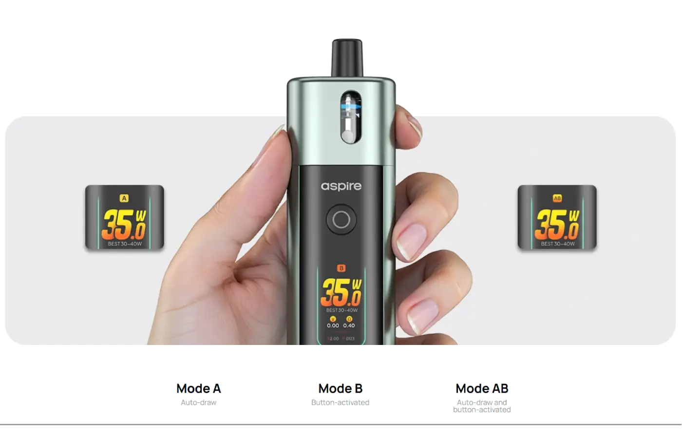 Aspire Fluffi Pro Pod Kit 2800mAh