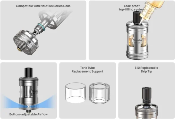 Aspire Nautilus GT II Tank 2ml/4.5ml