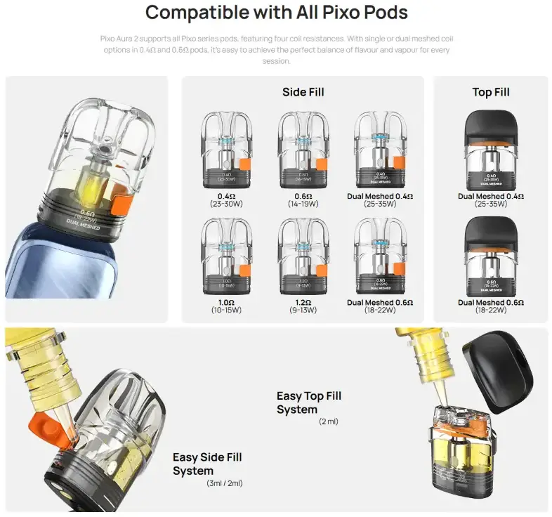 Aspire Pixo Aura 2 1800mAh