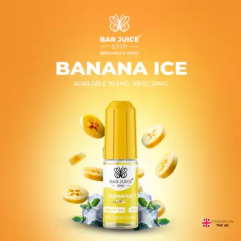 Φωτογραφία του προϊόντος Bar Juice 5000 Banana Ice 10ml Nic Salts.