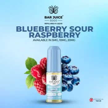 Φωτογραφία του προϊόντος Bar Juice 5000 Blueberry Sour Raspberry 10ml Nic Salts.