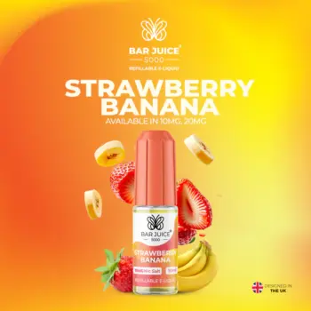 Φωτογραφία του προϊόντος Bar Juice 5000 Strawberry Banana 10ml Nic Salts.