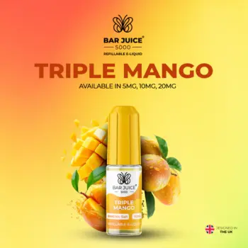Φωτογραφία του προϊόντος Bar Juice 5000 Triple Mango 10ml Nic Salts.