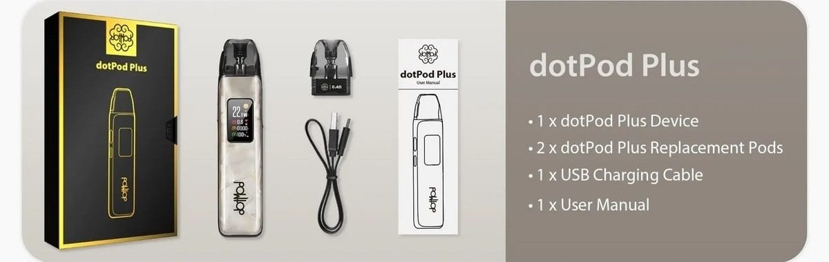 Dotpod Plus Pod Kit 1500mAh 35W 3ml 7 dotpod plus pod kit 1500mah 35w 3ml by dotmod 8