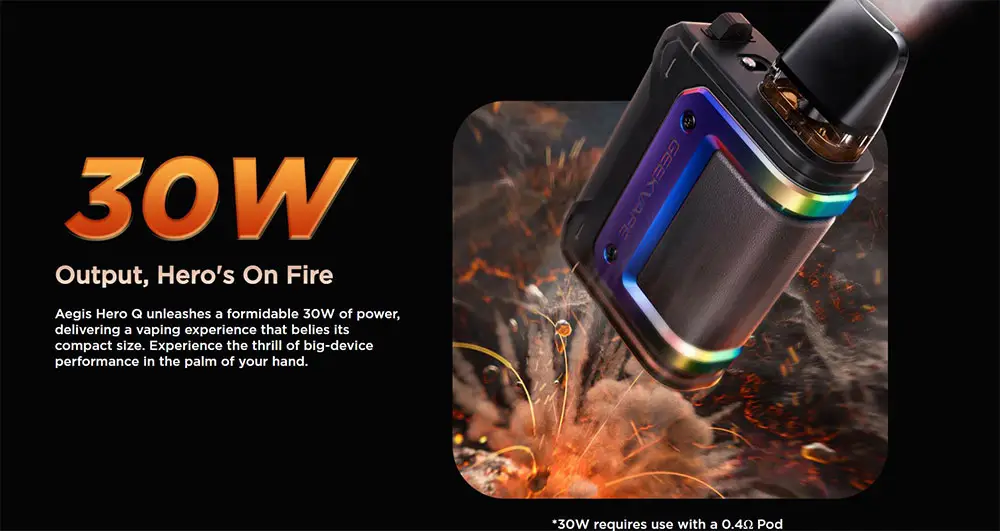 GeekVape Aegis Hero Q Pod Kit 1300mAh 2ml