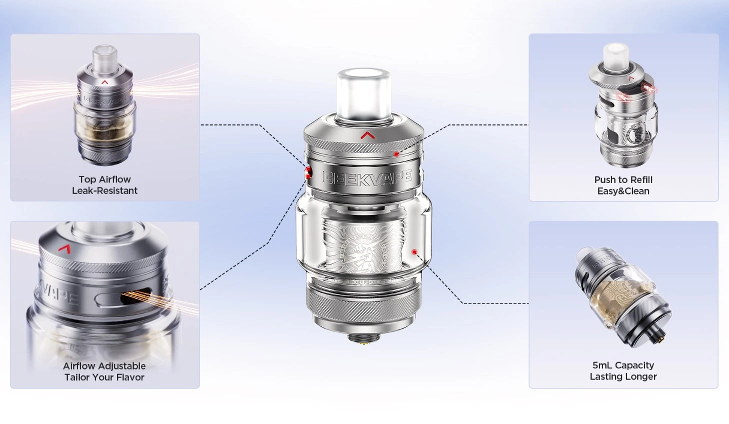 Οπτική απεικόνιση του προϊόντος geekvape zeus nano 3 fill