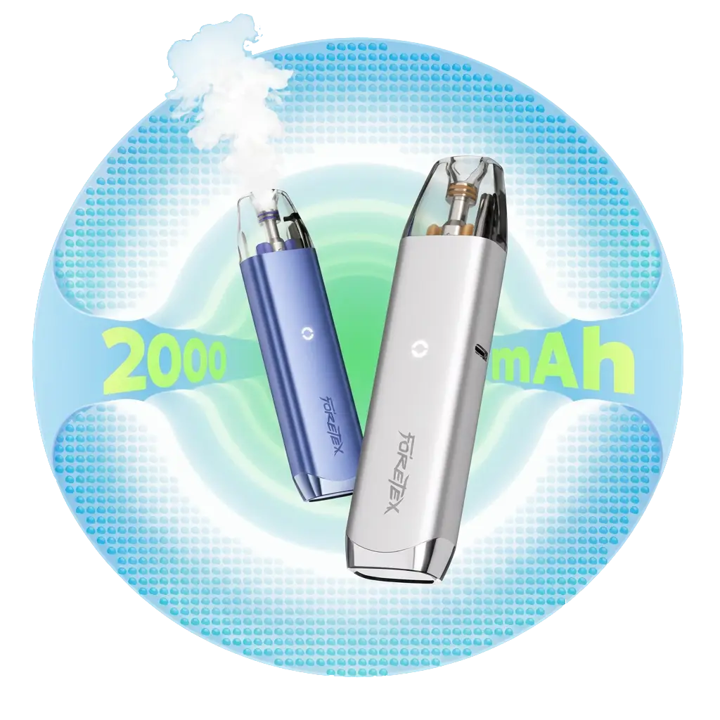 innokin-foretex-product-image-transparent Φωτογραφία του προϊόντος Innokin Foretex Pod Kit Lavender Purple και Silver.