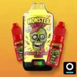 Φωτογραφία του προϊόντος Monster Puff 28K Kit 2ml & 2x10ml 20mg Strawberry Banana.
