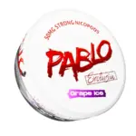 Φωτογραφία του προϊόντος Pablo Exclusive Nicotine Pouches 50mg/g Grape Ice.