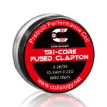 Φωτογραφία του προϊόντος Coilology Tri-Core Fused Clapton Coil Ni80 0.21ohm 10 pcs.