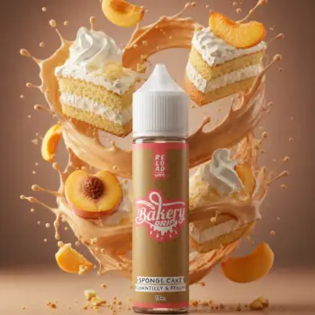 Bakery Drip 15/60ml - Sponge Cake Chantilly Peach