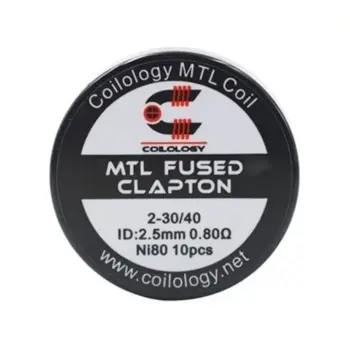 Φωτογραφία του προϊόντος Coilology MTL Fused Clapton Coil Ni80 0.8ohm.