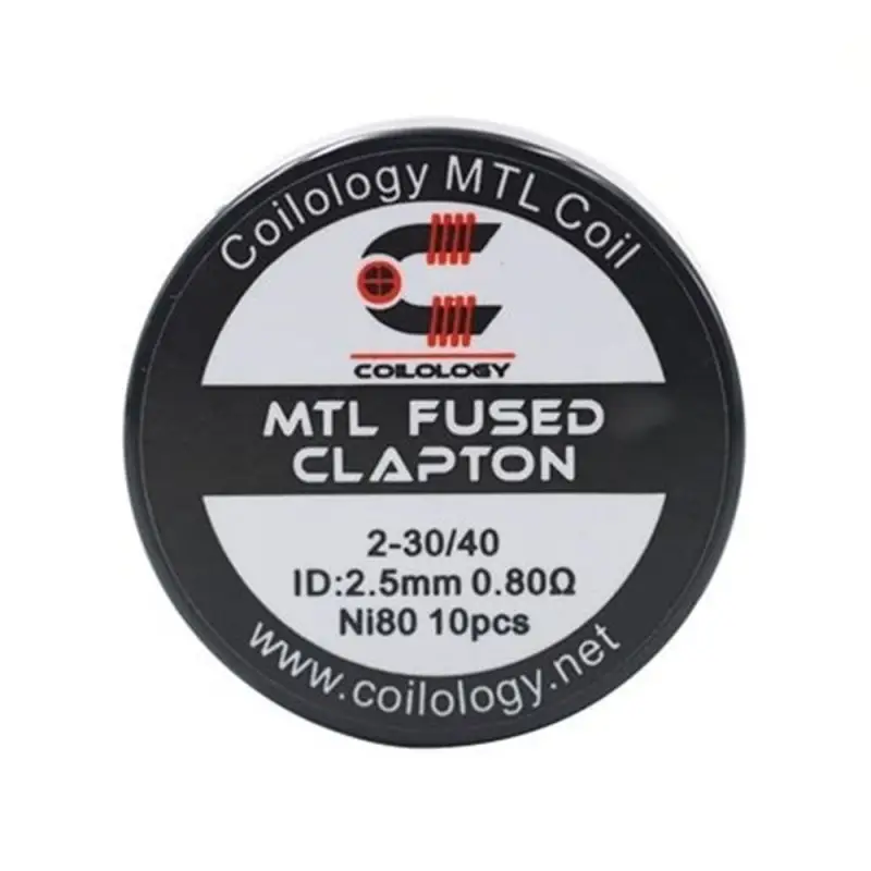 Coilology MTL Fused Clapton Coil Ni80 0.8ohm 10pcs