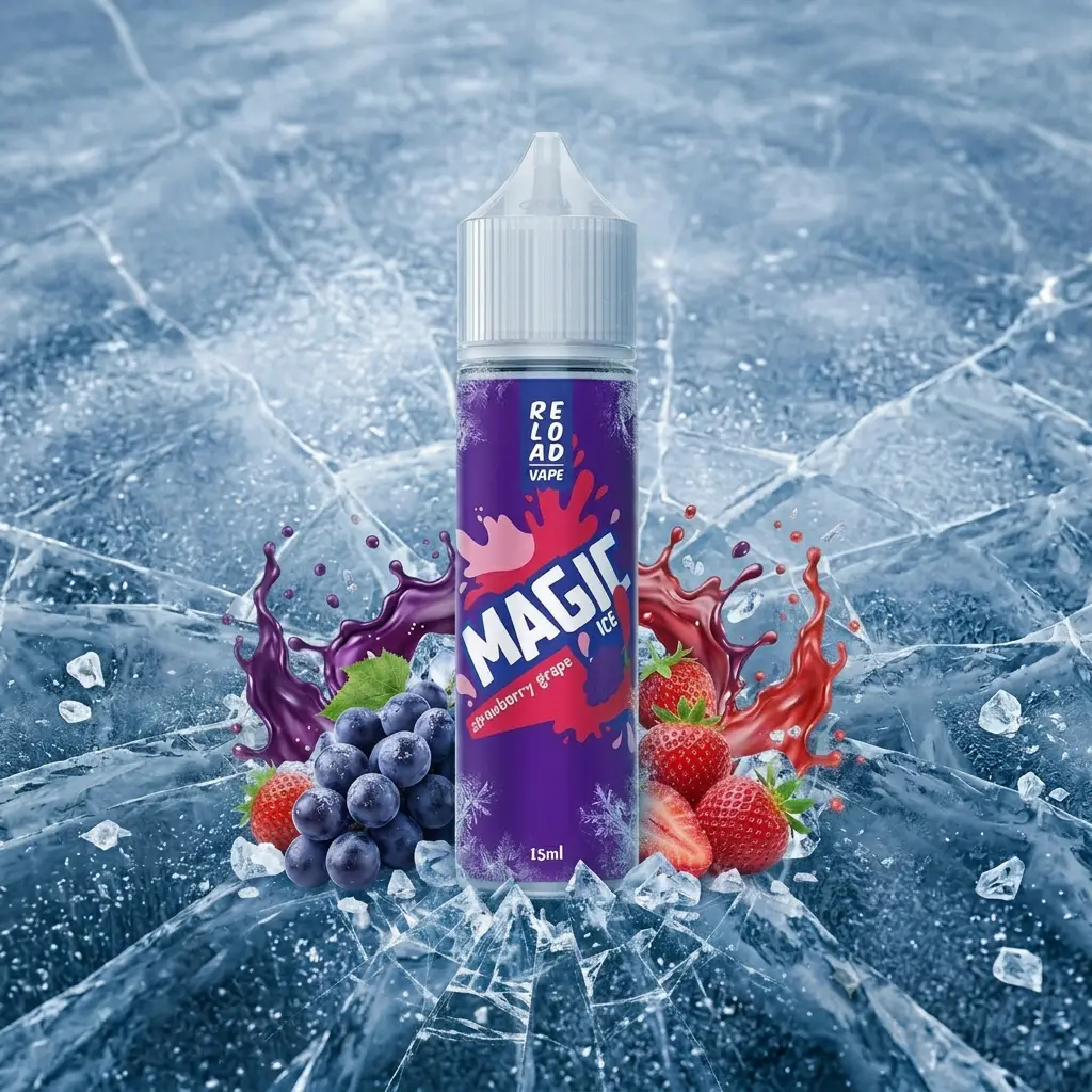 Reload Vape Magic 15/60ml Strawberry Grape Ice