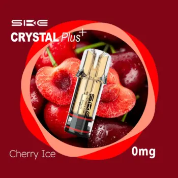 Φωτογραφία του προϊόντος SKE Crystal Plus Prefilled Pod Zero 0mg Cherry Ice.