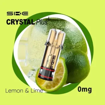 Φωτογραφία του προϊόντος SKE Crystal Plus Prefilled Pod Zero 0mg Lemon Lime.