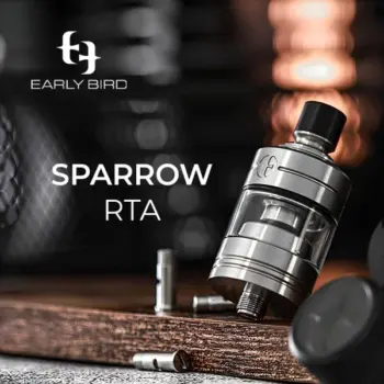 Ατμοποιητές Early Bird Sparrow RTA 2/3.7ml 24mm.