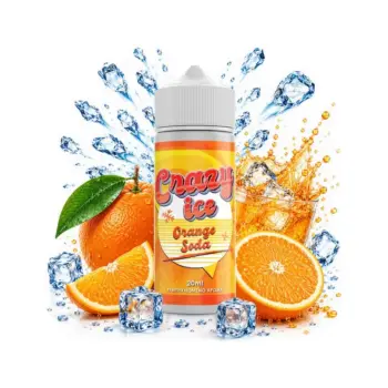Φωτογραφία του προϊόντος Crazy Ice 20/120ml - Orange Soda.